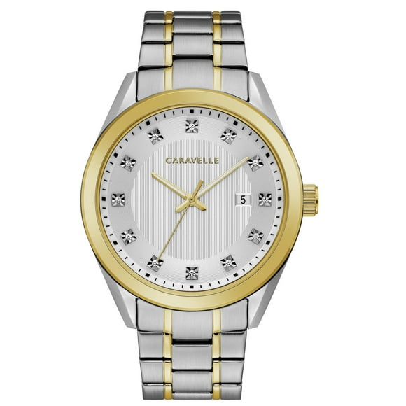 Montre Caravelle deux tons pour hommes