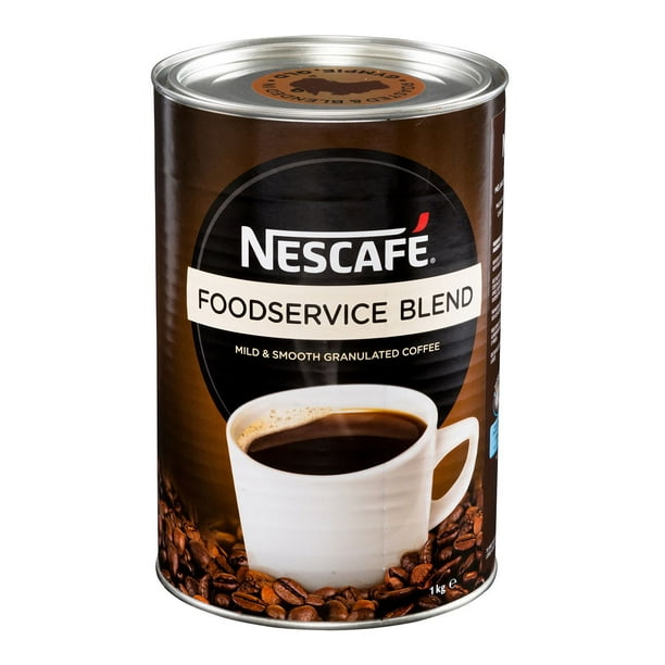 Café granulé Mélange pour services alimentaires de NESCAFÉ doux et suave à torréfaction moyenne 1 kg