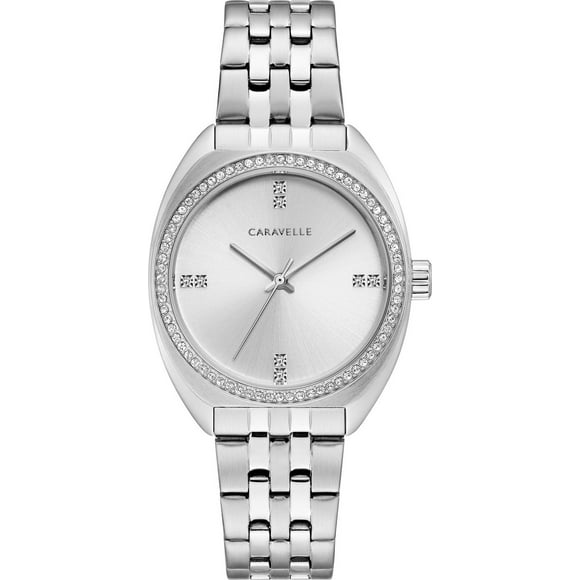 Montre Caravelle argentée pour femmes