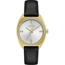97V25 Bulova Gold-Tone Leather Ladies Watch - Walmart.ca display picture 1