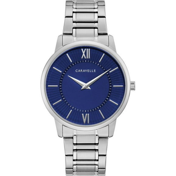 Montre Caravelle argentée pour hommes