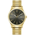 thumbnail image 1 of Caravelle Mens Gold-Tone Quartz Watch, 1 of 1