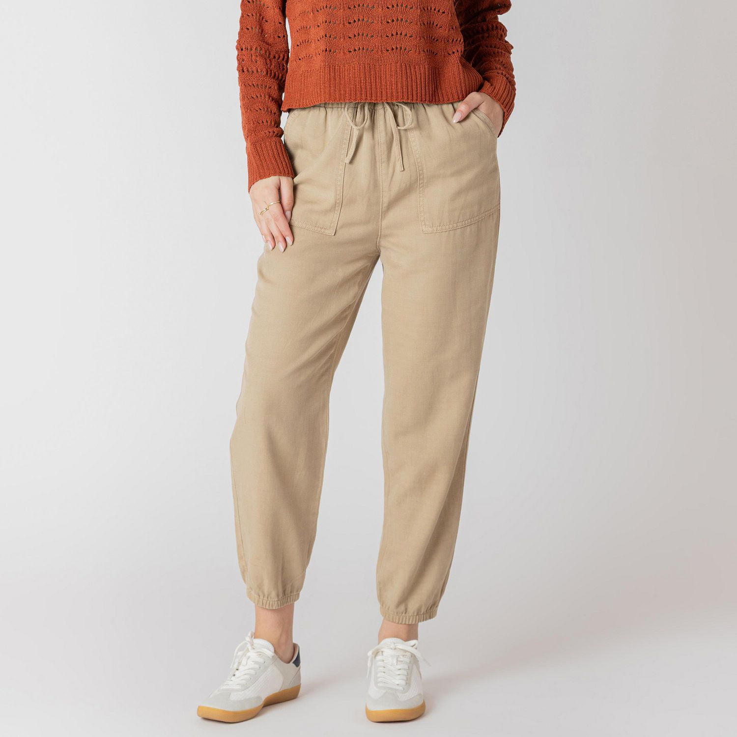 Devoted Drawstring elastic waist jogger