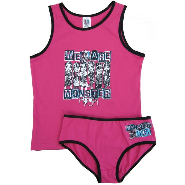 Ensemble deux pièces camisole et culotte Mattel Monster High pour filles