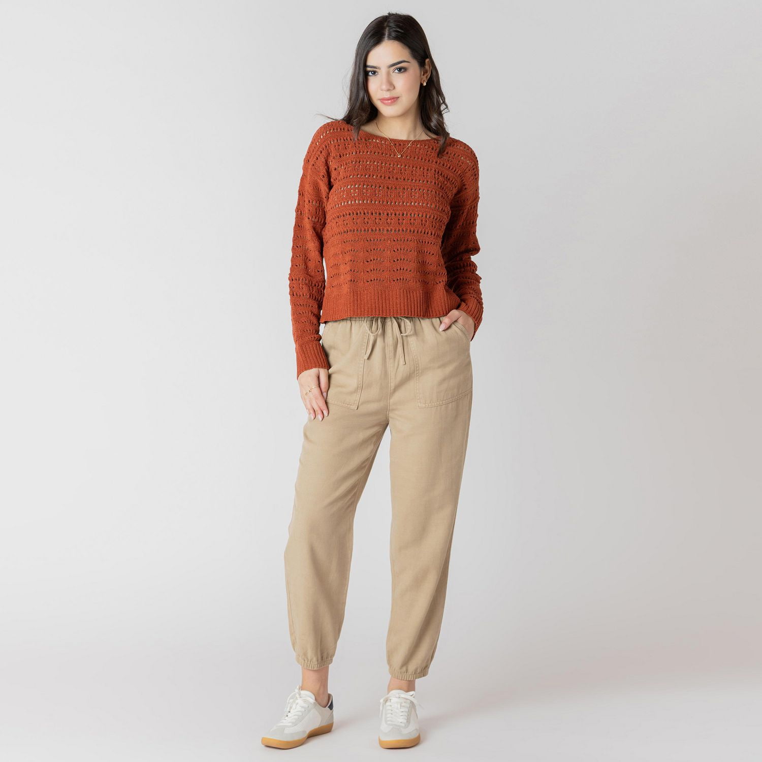 Devoted Drawstring elastic waist jogger