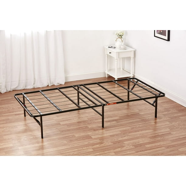 Mainstays 14 High Profile Foldable Steel Bed Frame, Powder-coated
