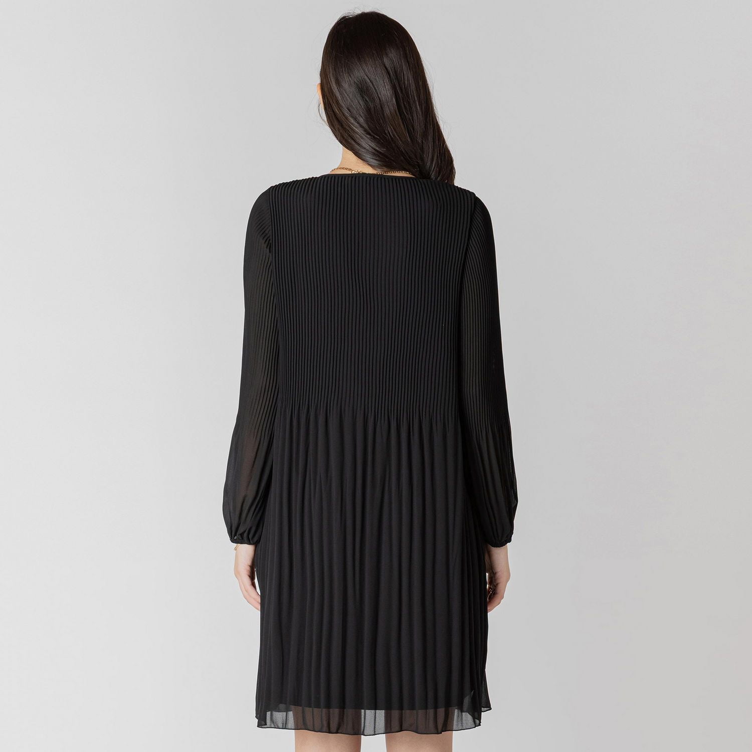 Devoted Mini robe à manches longues et col V