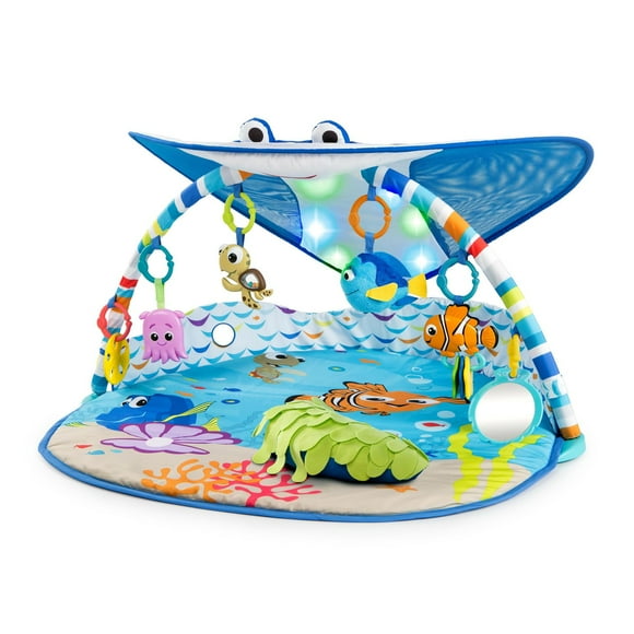 Bright Starts Disney Baby FINDING NEMO Mr. Ray Ocean Lights & Music Gym
