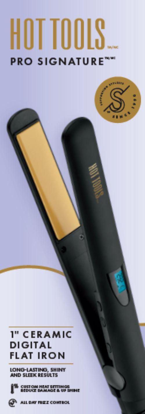 Hot tools outlet straightening iron