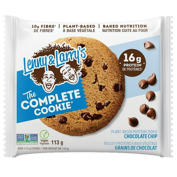 Lenny & Larry's The Complete Cookie Chocolate Chip, 4oz Cookie with 16g of Protein