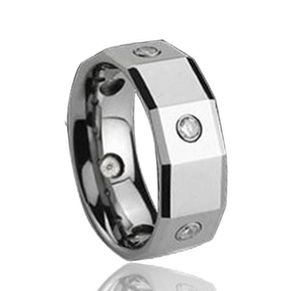 Quitessential Tungstène Bague pour hommes