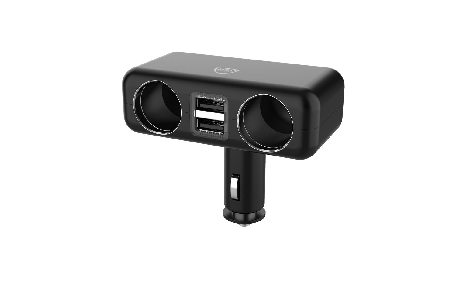 AutoDrive Dual 12V/24V Cigarette Lighter Socket Adapter with Two USB  Charging Ports, Compatible with Smartphones and Tablets, Dual sockets, dual  USB ports 