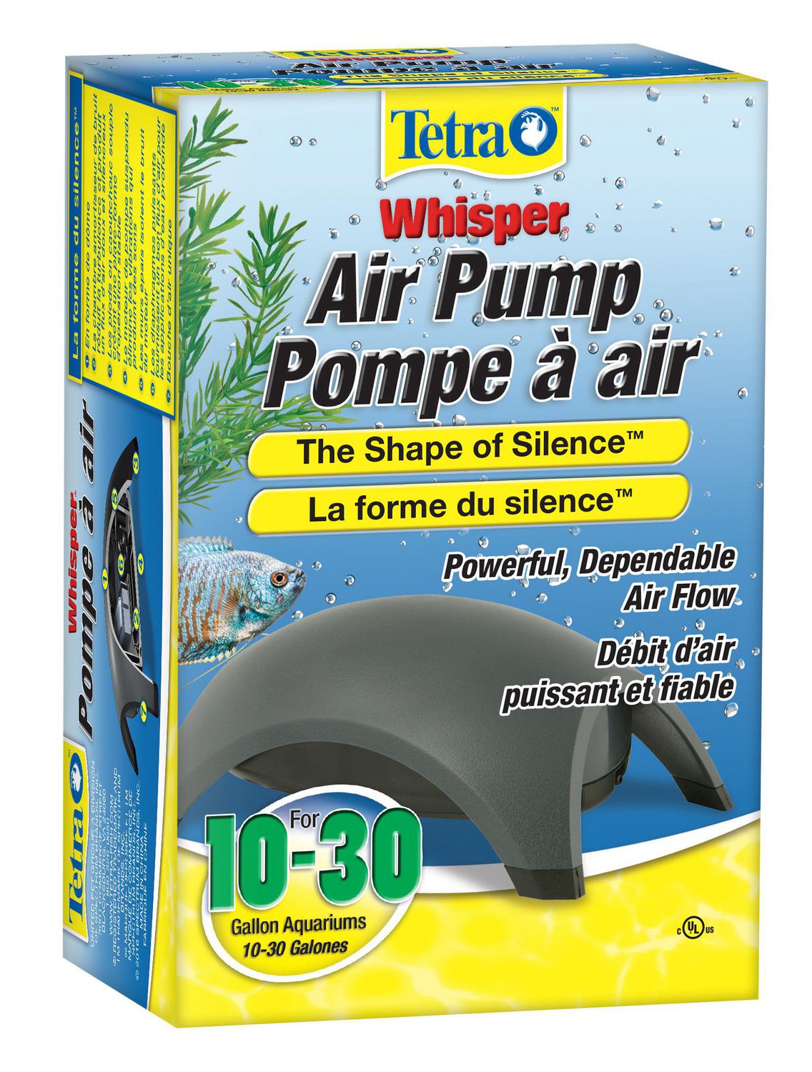 Tetra Whisper Air Pump 10-30 Gal Aquarium, 10-30 Gallons 