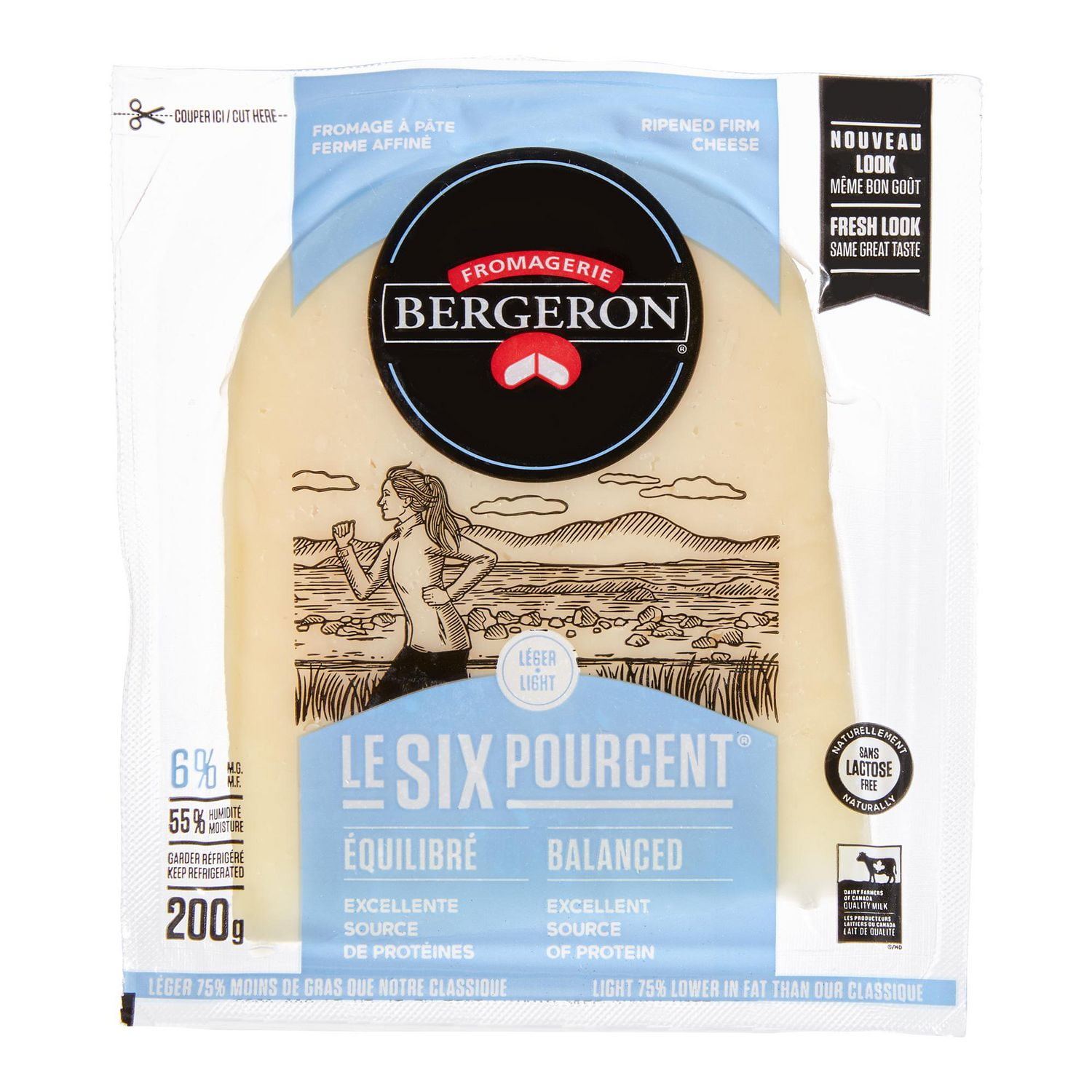 Fromagerie Bergeron Six Percent 6 % M.F. Ripened Firm Cheese