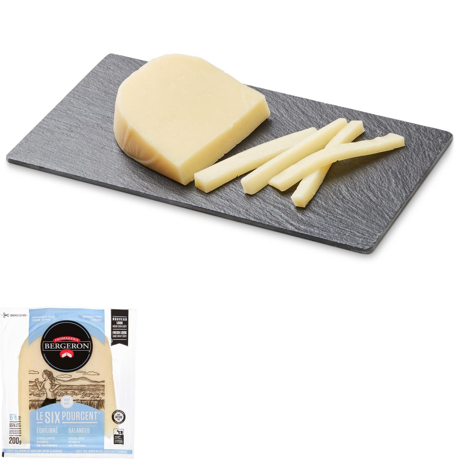 Fromagerie Bergeron Six Percent 6 M.F. Ripened Firm Cheese Walmart