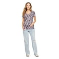 thumbnail image 1 of Paisley Sky Maternity Short Sleeve V-Neck Tee, 1 of 6