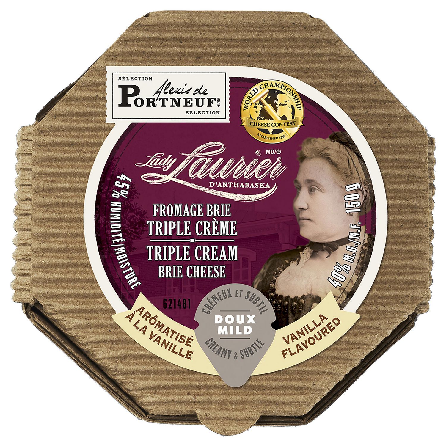 Alexis de Portneuf Lady Laurier D'Arthabaska Triple Cream Brie Cheese