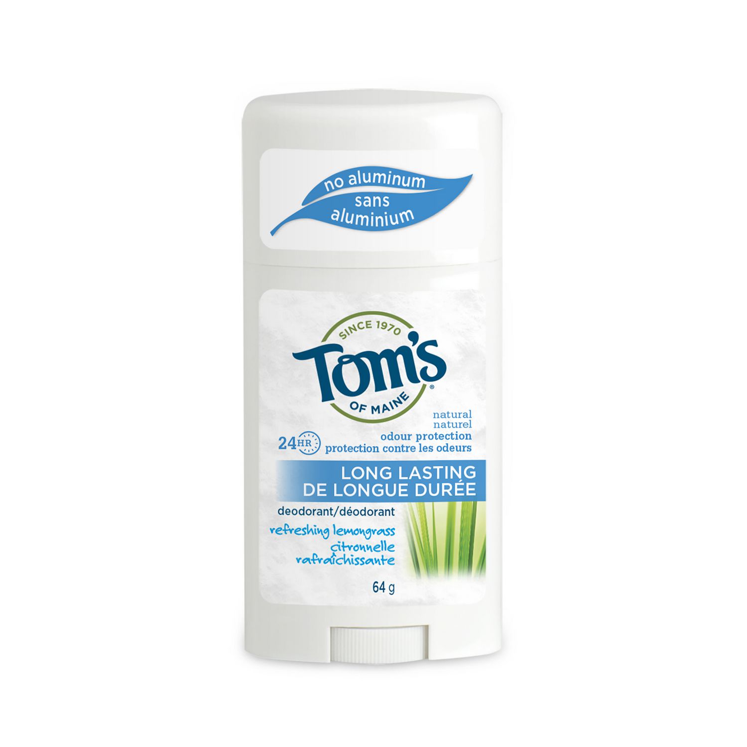 Nybegynder Skære af filter Tom's of Maine Long-Lasting Lemongrass Natural Deodorant | Walmart Canada