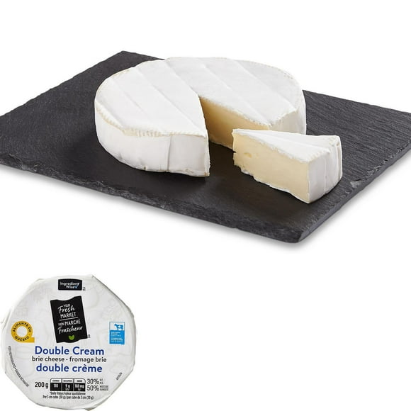 Fromage brie double crème Mon marché fraîcheur