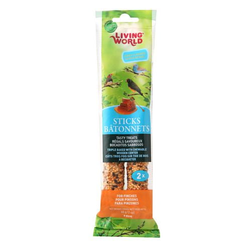 Living World Honey Stick for Finches, 2 pack