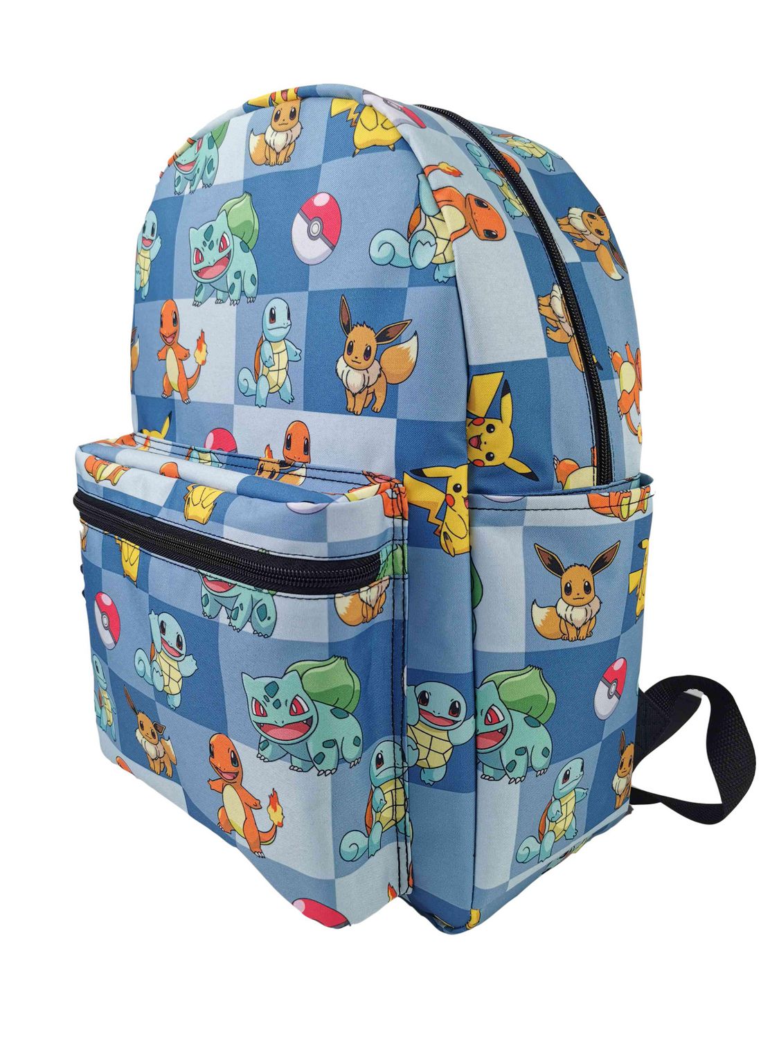 Pokemon 16 Large School Roller Backpack Lunch Bag 2pc Book Bag Set -Red  Group