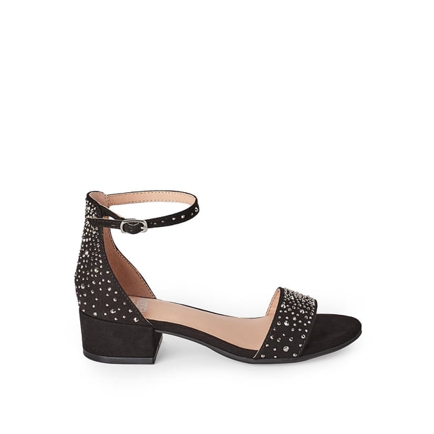 Madden Girl Women's Barbi Heeled Sandal - Braided Strap, Ankle Buckle, Open Toe, Block Heel
