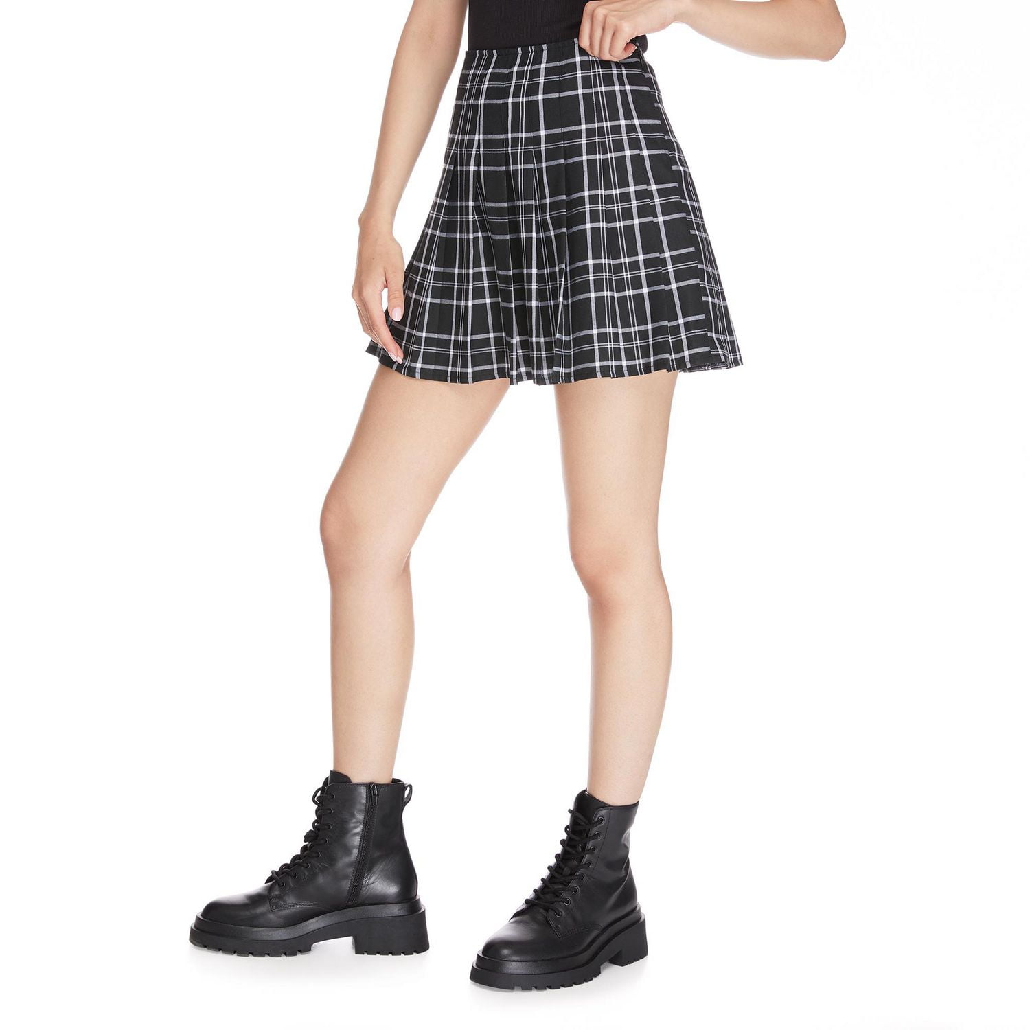 Jupe plissée No Boundaries pour femmes