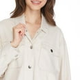 thumbnail image 4 of No Boundaries Women's Shacket, 4 of 6