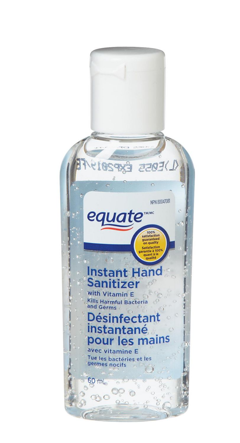 Equate Désinfectant instantané pour les mains, Adulte, 60 ml