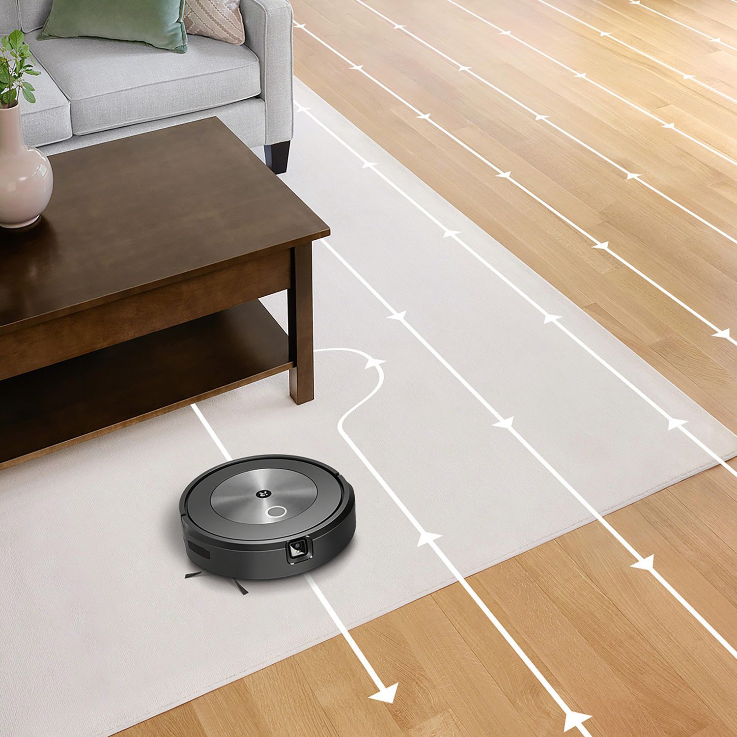 iRobot® Roomba® j7+ Wi-Fi® Connected Self-Emptying Robot Vacuum