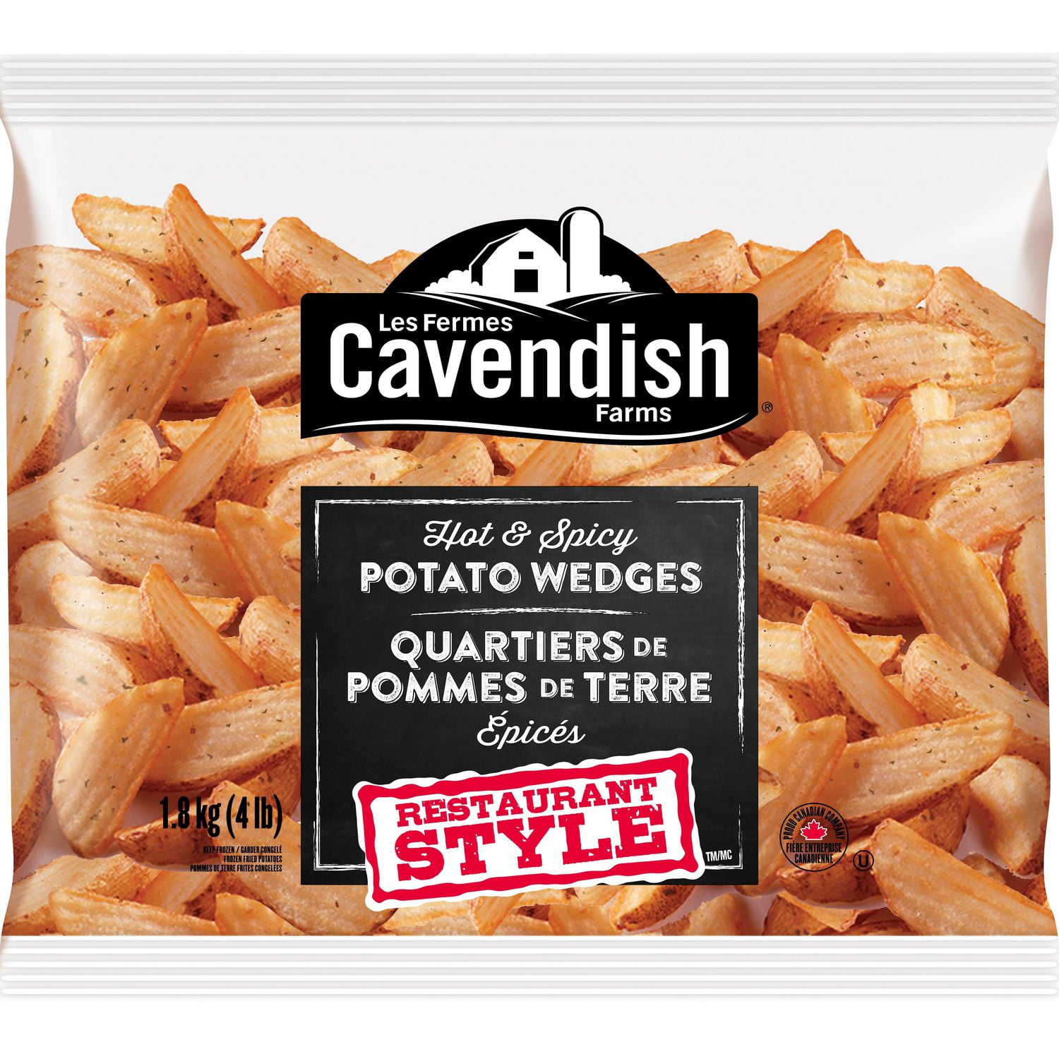 Cavendish Farms Restaurant Style Hot And Spicy Potato Wedges Walmart