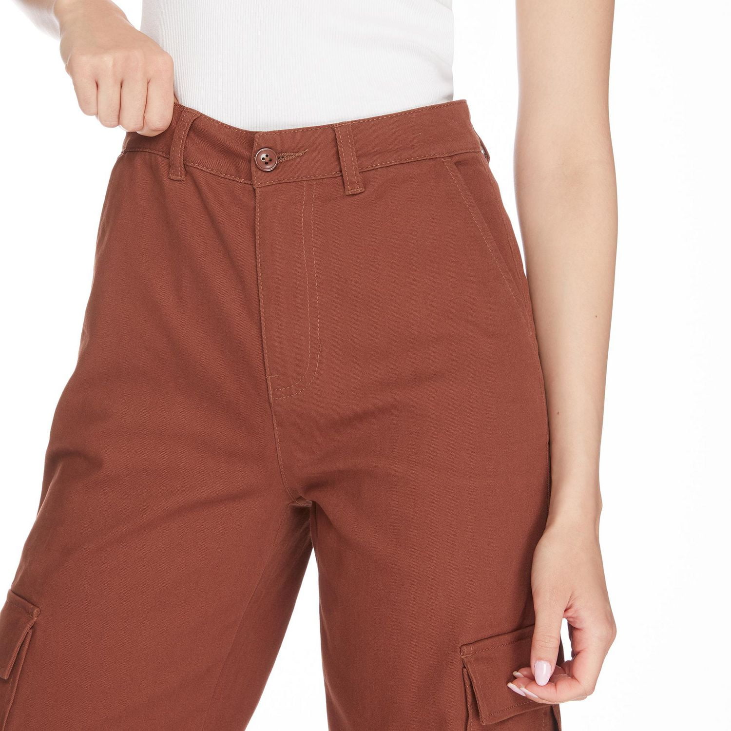 Pantalon cargo ample No Boundaries pour femmes