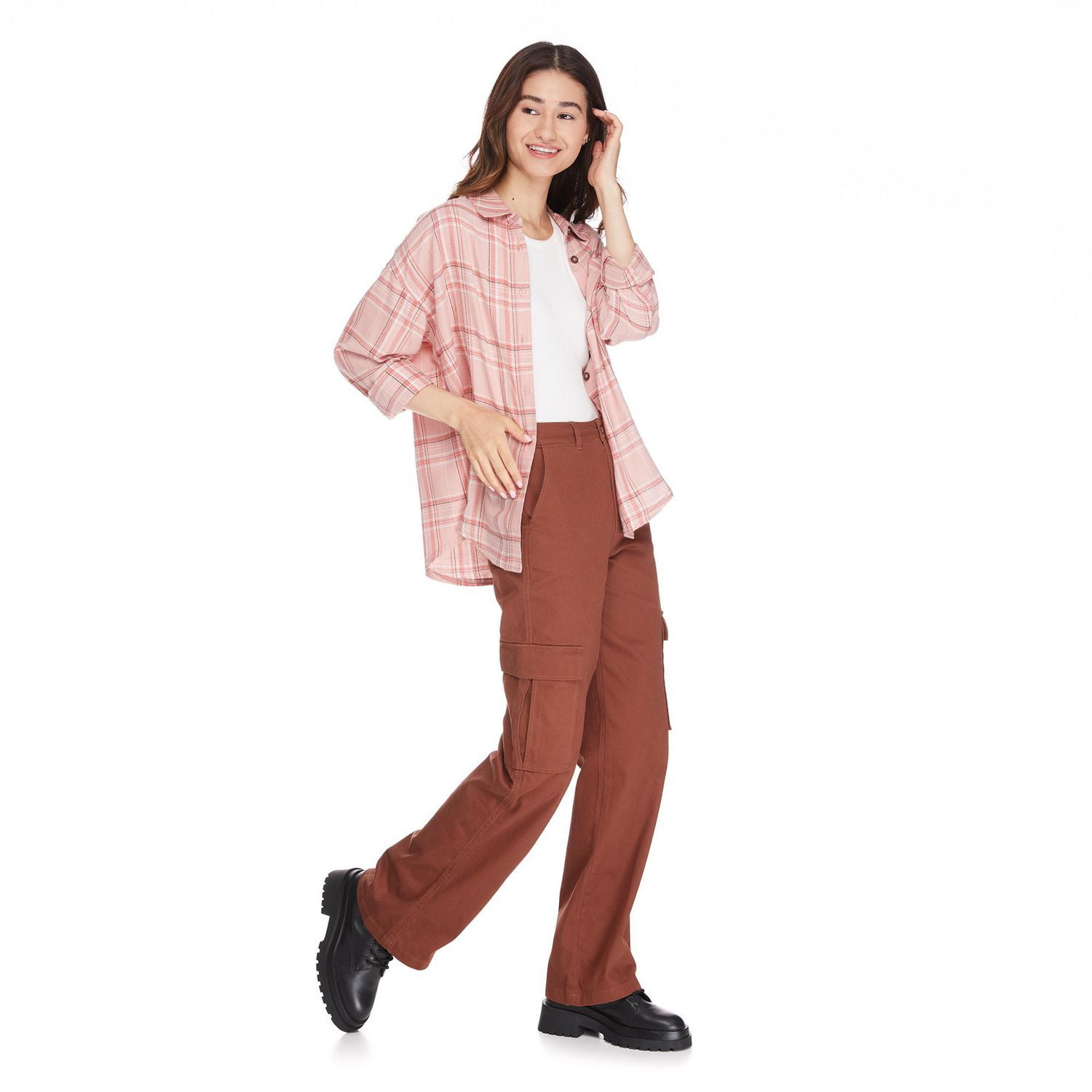 No Boundaries Women's Baggy Cargo Pant