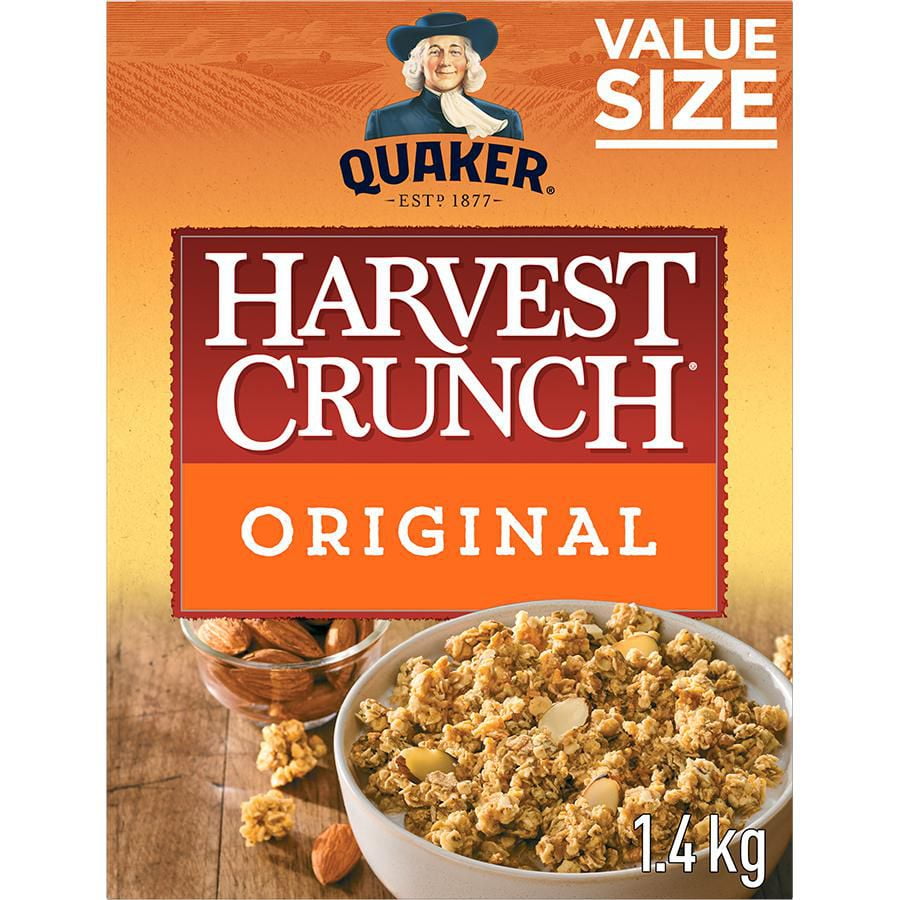 Quaker Harvest Crunch Club Original Granola Cereal Walmart Canada