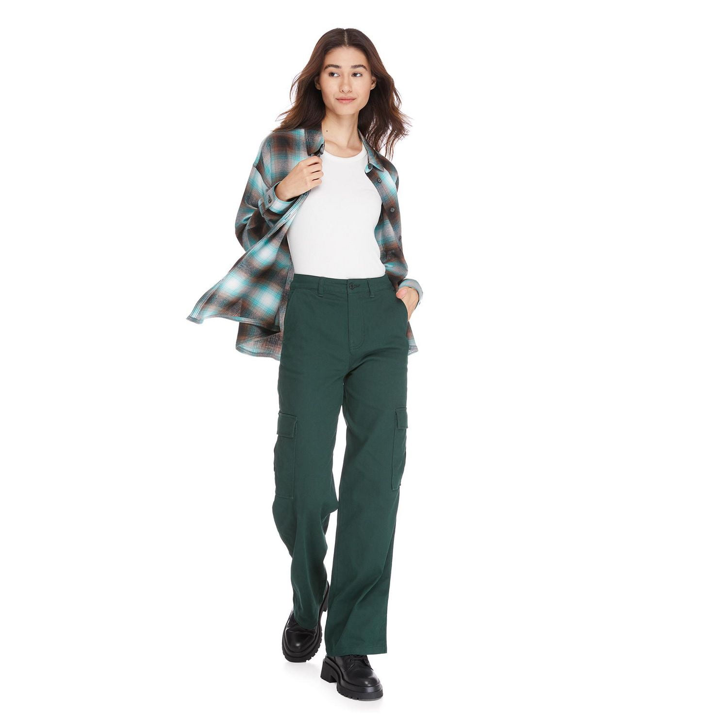 No Boundaries Women's Baggy Cargo Pant