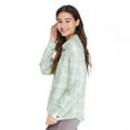 thumbnail image 2 of No Boundaries Women's Oversized Flannel Shirt, 2 of 6