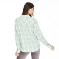 thumbnail image 3 of No Boundaries Women's Oversized Flannel Shirt, 3 of 6