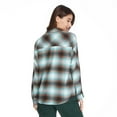 thumbnail image 3 of No Boundaries Women's Oversized Flannel Shirt, 3 of 6