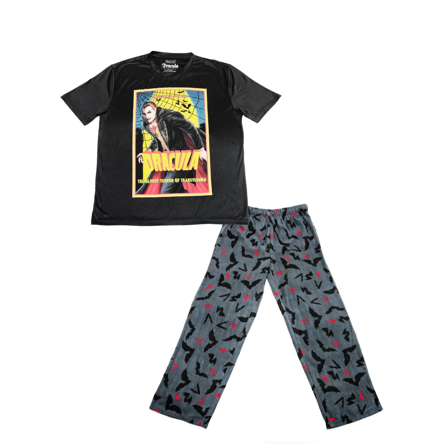 Men's Dracula 2 Piece Bloody Sleepwear Set