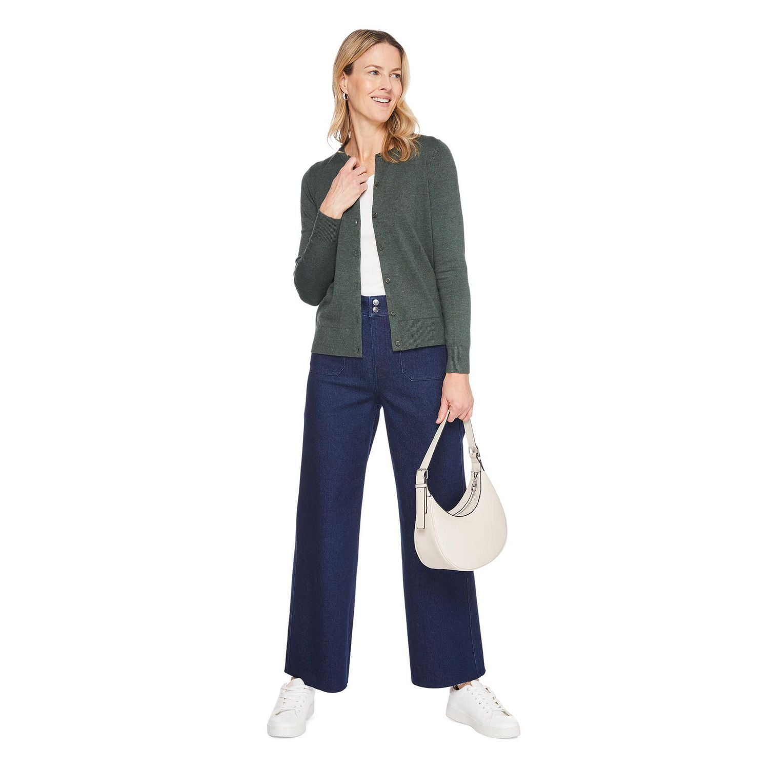 Iyla Women's Classic Long Sleeve Cardigan