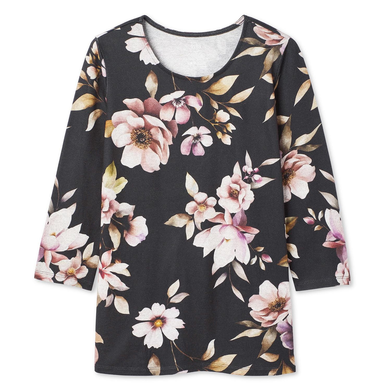 Iyla Women's 3/4 Sleeve Hacci Top, Sizes S-XXL