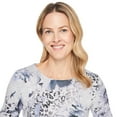 thumbnail image 4 of Iyla Women's 3/4 Sleeve Hacci Top, 4 of 6