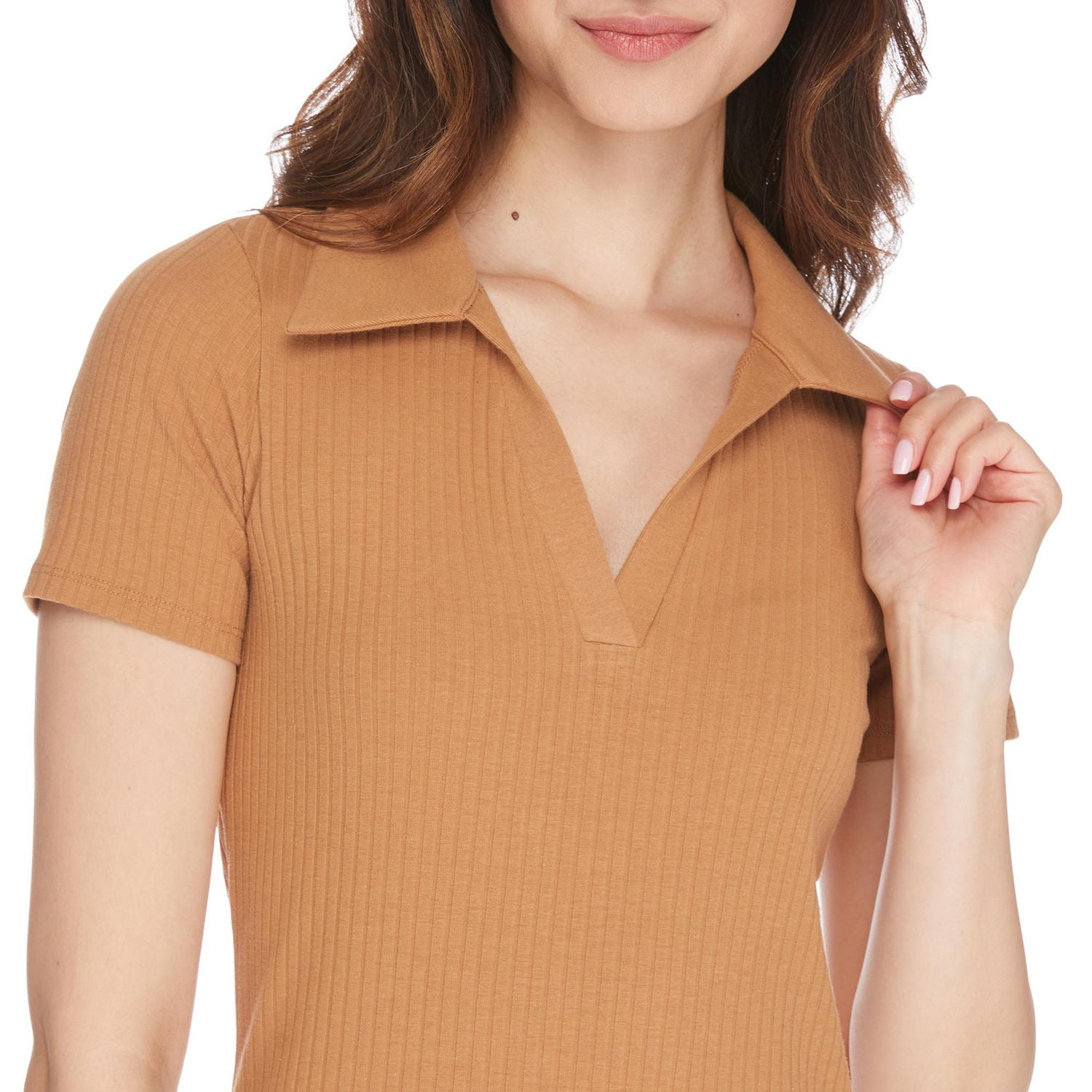 No Boundaries Women's Collar Dress