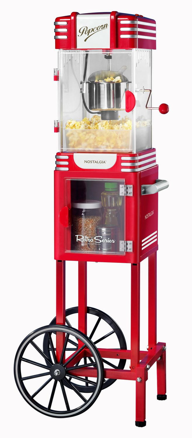 Nostalgia popcorn deals cart