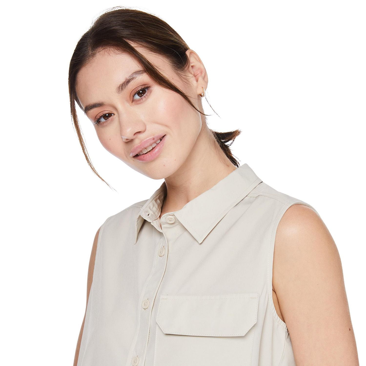 Chemisier de randonnée sans manches Canadiana x SGRC pour femmes