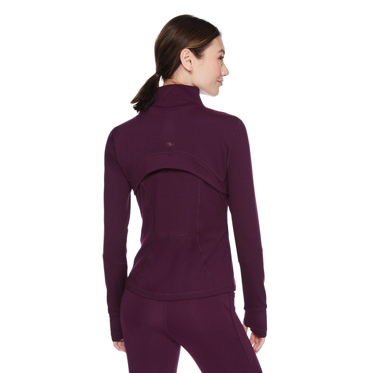 Manteau performance zippé sur la longueur Athletic Works pour femmes