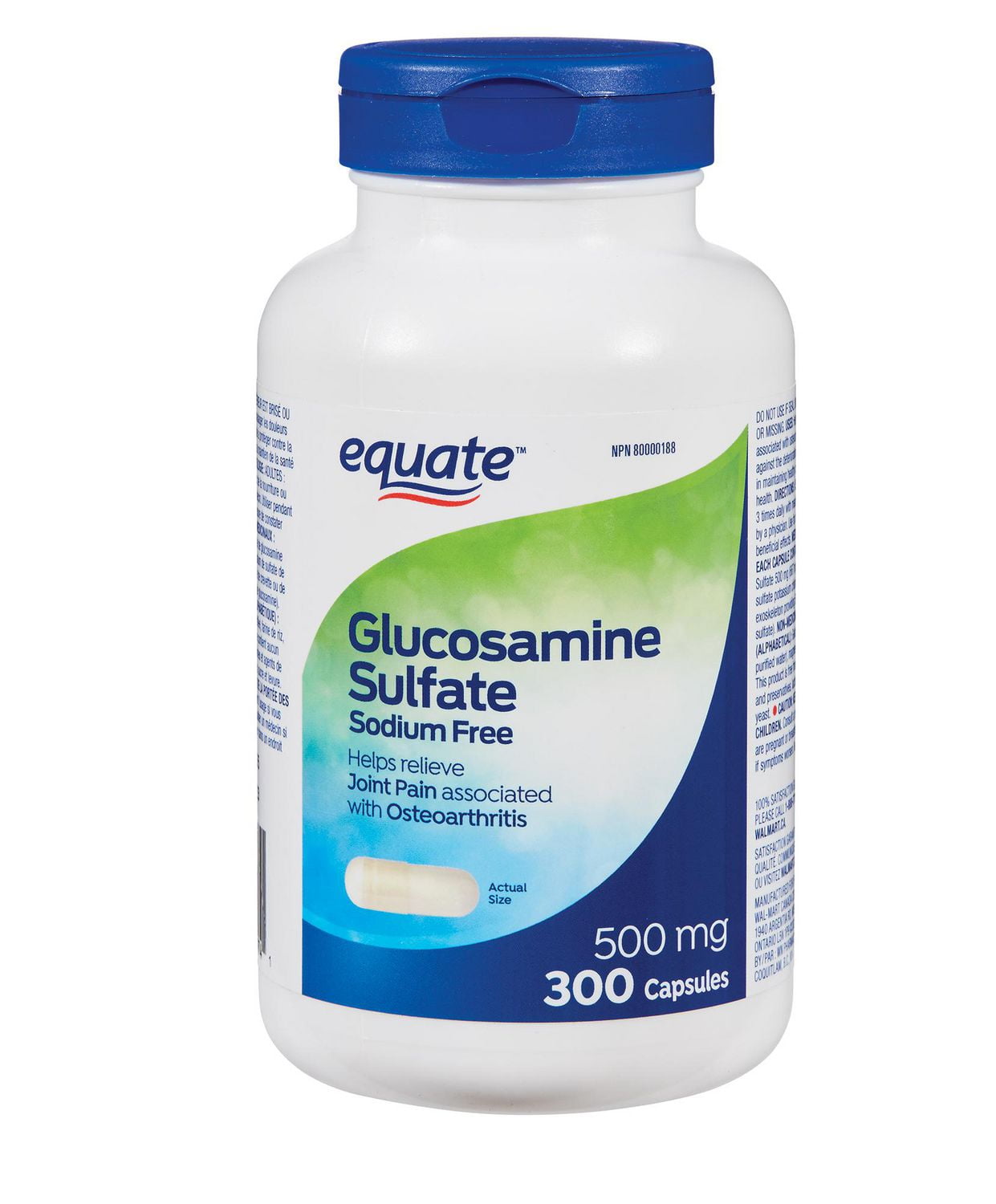 Equate Glucosamine Sulfate 500mg Walmart Canada