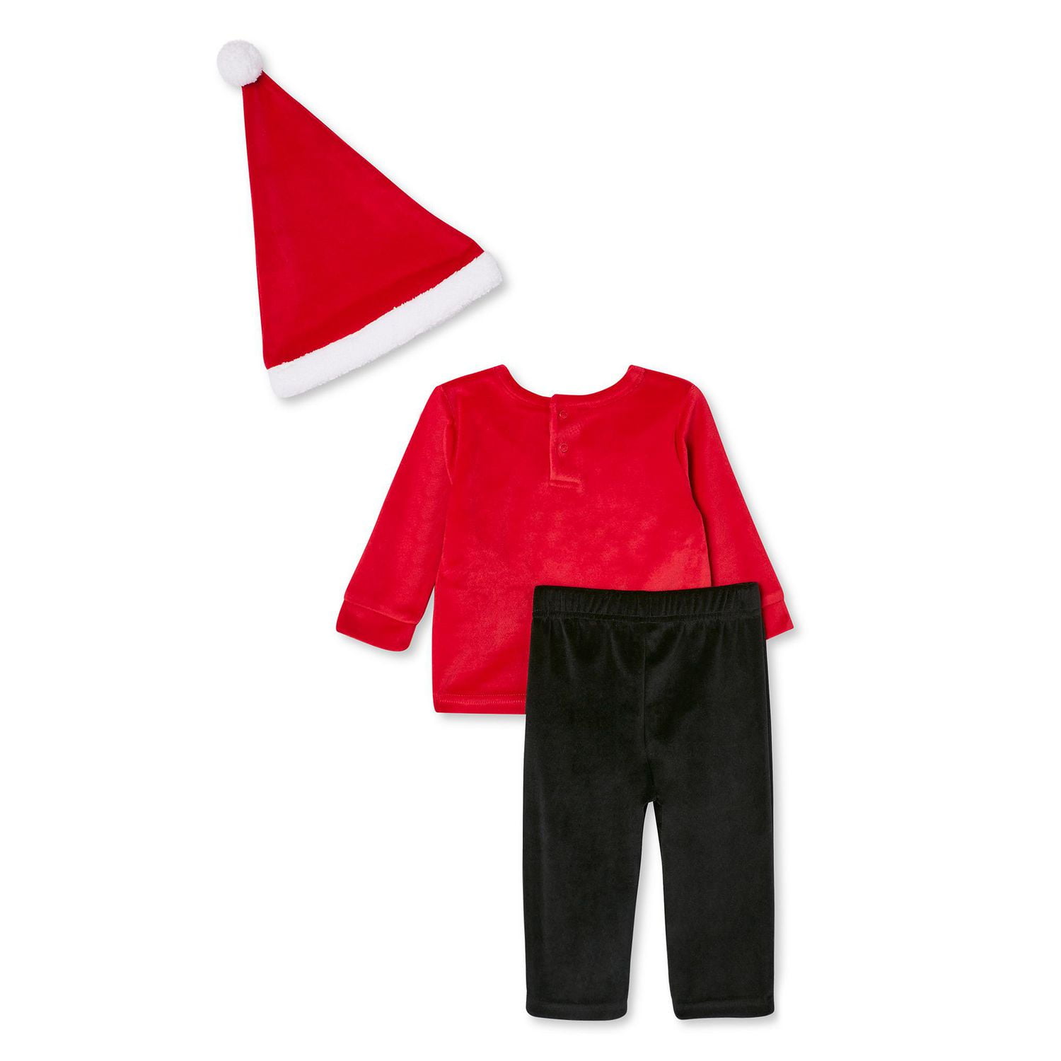 Ensemble 3 pièces des fêtes avec haut, pantalon et chapeau George pour bébés garçons