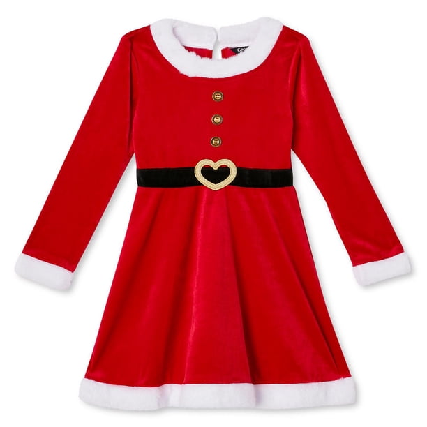Robe De Fête George Taille 6X Pour Noël | Manches Longues, Longueur Genoux, Occasion Formelle