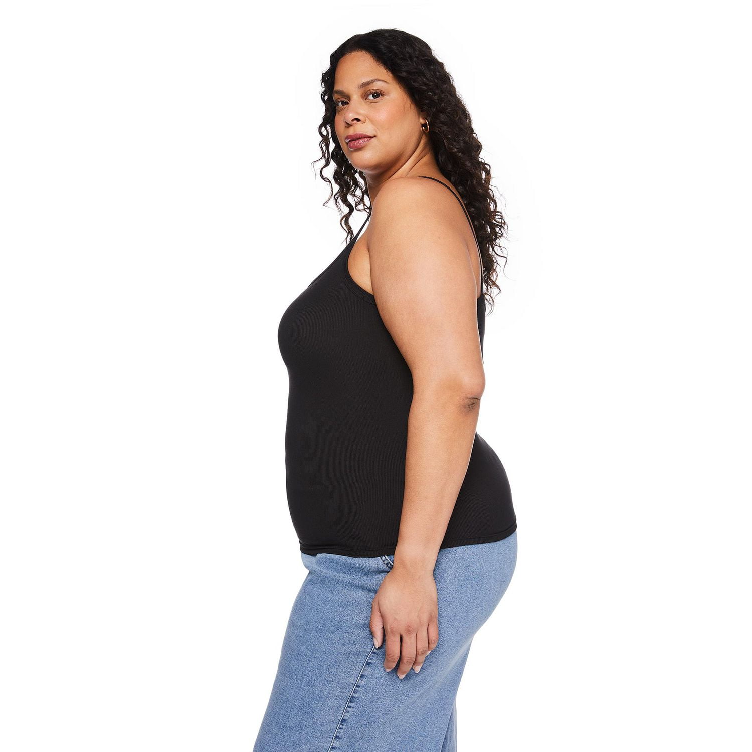 Débardeur côtelé George Plus pour femmes Tailles 1X-4X